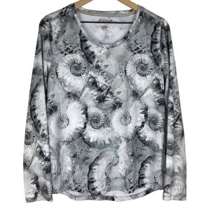 REEL LEGENDS Freeline Shirt Long Sleeve Shells Tie Dye UPF 30 Quick Dry Large